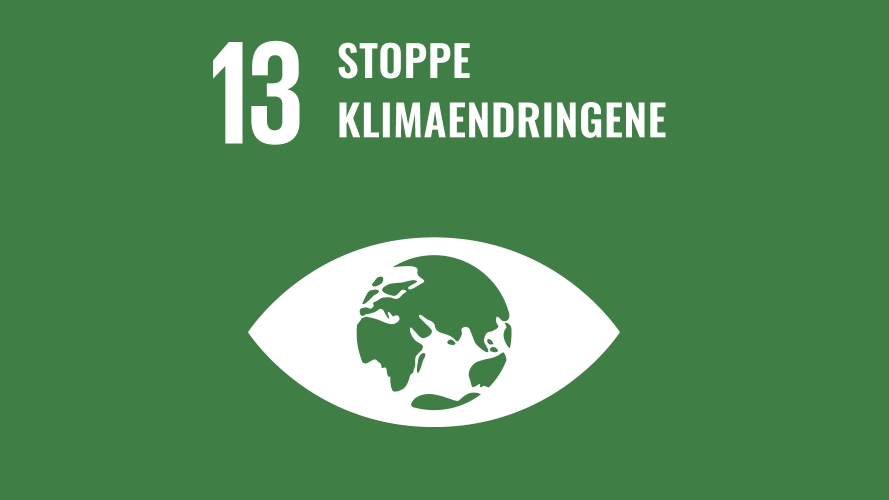 FNs bærekraftsmål nummer 13 - stoppe klimaendringene