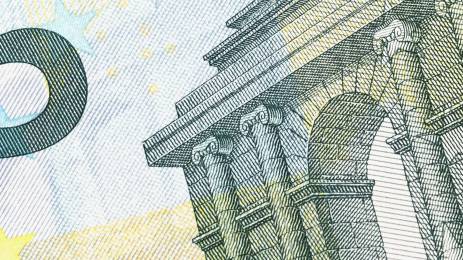 Utenlandsk valuta, penger. Euro.