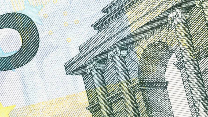 Utenlandsk valuta, penger. Euro.