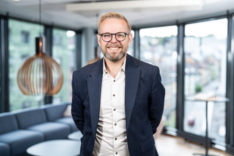 Daniel Kvisten fra KLP-banken