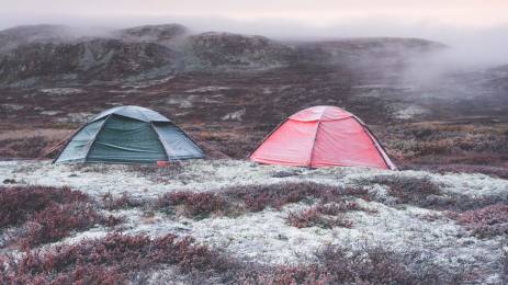 2 telt på tundraen