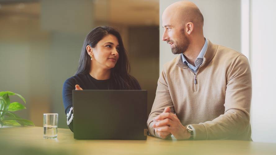 Møte_grønn_Kiran_Markus_KLP Kapitalforvaltning