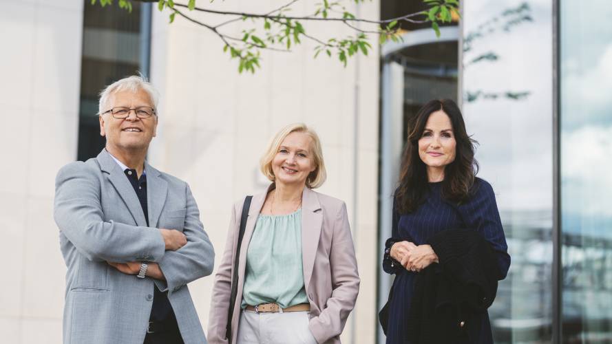 Tre pensjonseksperter fra KLP